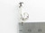 Submarine sterling silver charm .925 Submarines charms side view