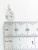 Number 6 Six sterling silver charm .925 Numbers charms Style 6 detail