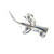 Hammerhead shark sterling silver charm .925 x 1 Sharks charms side view