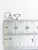 Number 8 Eight sterling silver charm .925 Numbers charms Style 6 size example
