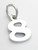 Number 8 Eight sterling silver charm .925 x 1 Numbers charms Style 6 additional view