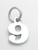 Number 9 Nine sterling silver charm .925 x 1 Numbers charms Style 6 additional view