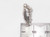 Eagle bird sterling silver charm .925 Eagles Birds charms side view