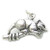 Opossum sterling silver charm .925 x 1 Opossums charms