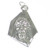 Jesus sterling silver charm .925 x 1 Christ Lord Holy charms