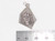 Jesus sterling silver charm .925 Christ Lord Holy charms size example