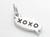 XOXO txt chat sterling silver charm .925 x 1 Hugs and Kisses charms additional view