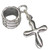 Cross sterling silver dangle bead charm .925 x 1 Beads charms