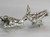 Raven Crow Bird sterling silver charm .925 Ravens and Crows charms alternate view
