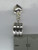 Love Heart sterling silver Dangle Bead charm .925 x1 Beads charms side view