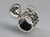Love Heart sterling silver Dangle Bead charm .925 Beads charms size example