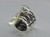 Dangle Tiny Pearl silver Bead charm .925 Beads charms size example