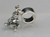 Doll sterling silver Dangle Bead charm Spacer .925 Beads charms additional view