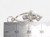 Baby in a bouncer sterling silver charm .925 Babies Bouncers charms side view