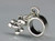 Teddy Bear sterling silver Dangle Bead charm .925 x1 Beads charms size example