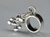 Teddy Bear sterling silver Dangle Bead charm .925 Beads charms size example