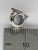 Graduate Mortarboard sterling silver bead charm .925 x1 Graduation beads detail