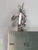 Sledge Toboggan sterling silver charm .925 Snow and Sledges charms side view