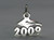 2009 Mortarboard Graduation silver strlng charm .925 Graduate charms additional view
