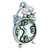 Alarm Clock sterling silver charm .925 x 1 Alarms Clocks charms