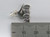 2010 Mortarboard Graduation silver strlng charm .925 x1 Graduate charms size example