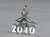 2010 Mortarboard Graduation silver strlng charm .925 x1 Graduate charms additional view