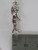 Female Football Player sterling silver charm .925 Soccer players size example