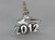 2012 Graduation Mortarboard strlng silver charm .925 x1 Graduate charms