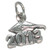 2013 Graduation Mortarboard strlng silver charm .925 x1 Graduate charms