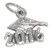 2016 Graduation Mortarboard strlng silver charm .925 x1 Graduate charms