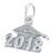 2018 Mortarboard Graduation strlng silver charm .925 x1 Graduate charms