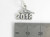 2018 Mortarboard Graduation strlng silver charm .925 x1 Graduate charms side view