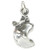 Fortune cookie sterling silver charm .925 x 1 Chinese Food charms