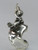 Fortune cookie sterling silver charm .925 x 1 Chinese Food charms additional view