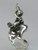 Fortune cookie sterling silver charm .925 Chinese Food charms additional view