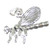 Dragonfly sterling silver charm .925 x 1 Dragon Fly Dragonflies charms