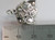Honeysuckle flower sterling silver charm .925 Honey Suckles charms detail