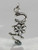 Horseshoe Wishbone Clover sterling silver charm .925 Lucky charms additional view