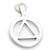 Healing Unity Service Recovery charm pendant .925 Recovering charms
