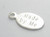 Made by me tag sterling silver charm .925 x 1 NO JUMP RING additional view