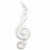 Treble clef sterling silver charm pendant .925 x 1 Music Charms A1