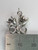 Tulips Flower sterling silver charm .925 Tulip flowers charms side view