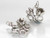 Tulips Flower sterling silver charm .925 Tulip flowers charms extra view