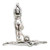 Female swimmer diver sterling silver charm .925 x 1 Lady Swimmers