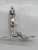 Female swimmer diver sterling silver charm .925 x 1 Lady Swimmers additional view