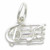 TINY Music Scale sterling silver charm .925 Musician charms