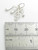 Music Notes sterling silver charm .925 Musician Charms A1 detail