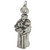 Joseph and Jesus sterling silver charm .925 Religious charms