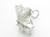 Opening Piano sterling silver charm .925 x 1 Music Pianos charms side view