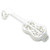 Guitar opening sterling silver charm .925 Guitars charms